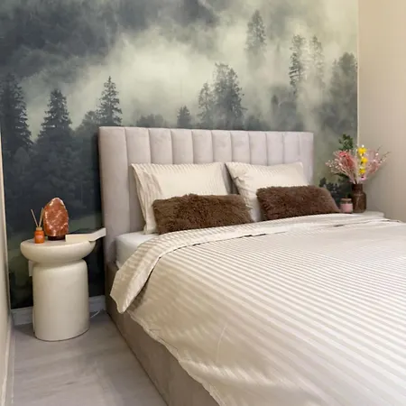 The Green Pine Studio Hils Brauner - Free Parking - Close To Subway Bukarest
